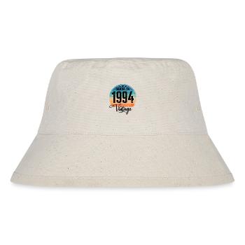 Vintage Made in 1994 Geburtsjahr 1994 Geburtstag - Stanley/Stella recycelter Bucket Hat - Naturweiß - Vorne