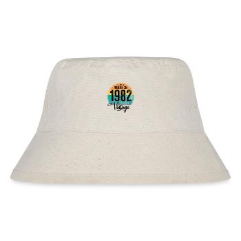 Vintage Made in 1982 Year of birth 1982 Birthday - Stanley/Stella Recycled Bucket Hat - natural - Front