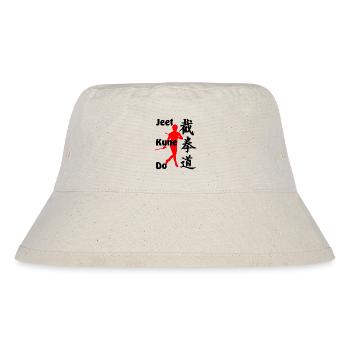 001 Kung Fu Jeet Kun Do - Stanley/Stella recycelter Bucket Hat - Naturweiß - Vorne