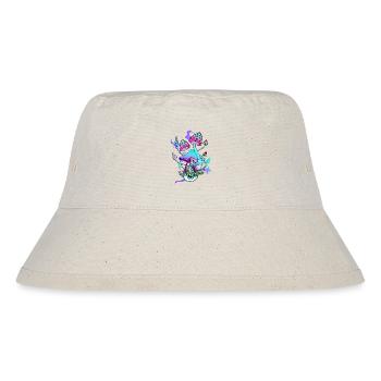 Trippy Hippie Psychedelic Mushroom - Stanley/Stella Recycled Bucket Hat - natural - Front