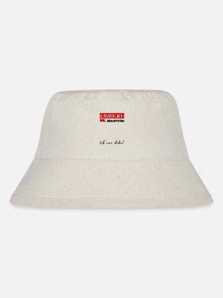 Gästebuch 44 Jahre Geburtstag Deko Bitte Eintragen - Stanley/Stella recycelter Bucket Hat - Naturweiß