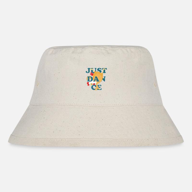 Funny Cartoon dance Chicken Just Dance - Stanley/Stella Recycled Bucket Hat - natural