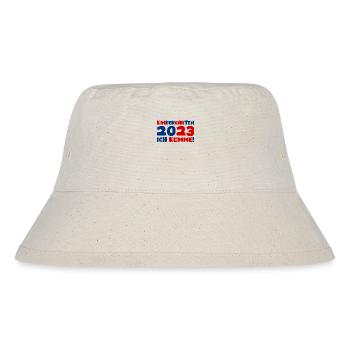 Kindergarten 2023 Ich Komme Mädchen Kita Geschenk - Stanley/Stella recycelter Bucket Hat - Naturweiß - Vorne