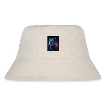 Wolf Galaxy Space Graphique Vabriant Couleur - Bob recyclé Stanley/Stella - blanc naturel - Devant