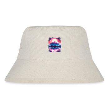 Mont Fuji Vaporwave Esthétique Japon Vue Volcan - Bob recyclé Stanley/Stella - blanc naturel - Devant