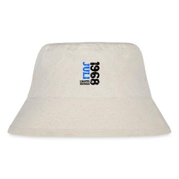 1968 Juli Limited Edition Geburtstag Geschenk - Stanley/Stella recycelter Bucket Hat - Naturweiß - Vorne