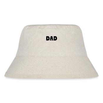 Geschenk zum Vatertag - Stanley/Stella recycelter Bucket Hat - Naturweiß - Vorne