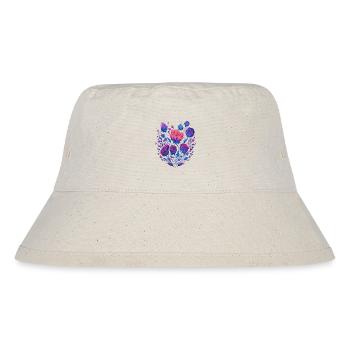 neon bouquet of roses vintage roses - Stanley/Stella Recycled Bucket Hat - natural - Front