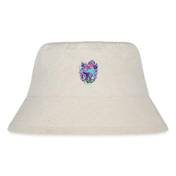 Psychedelic Mushroom Eyes Nature Art - Stanley/Stella Recycled Bucket Hat - natural - Front