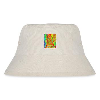 phtotography disease red - Stanley/Stella recycelter Bucket Hat - Naturweiß - Vorne