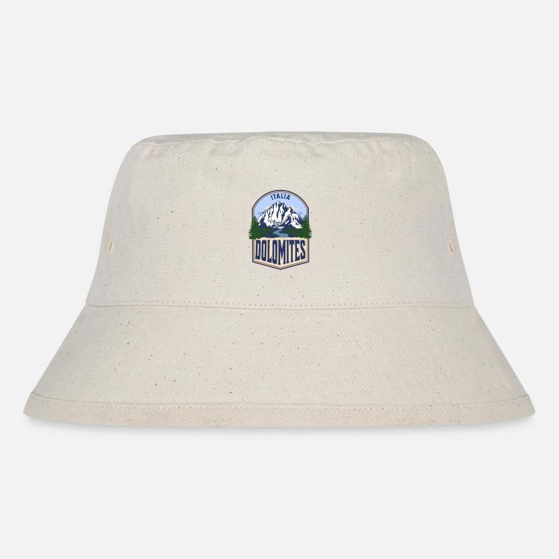 Dolomites Italie Montagne Vintage - Bob recyclé Stanley/Stella - blanc naturel
