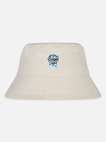 1964 Bayrisches Original seit 1964 Geburtstag - Stanley/Stella recycelter Bucket Hat - Naturweiß