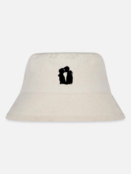 Küssen - Stanley/Stella recycelter Bucket Hat - Naturweiß
