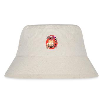 Ramen-tic Life Kawaii Shiba Inu slurps ramen - Stanley/Stella Recycled Bucket Hat - natural - Front