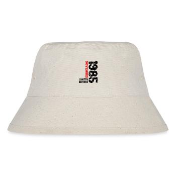 1985 November Limited Edition 38. Geburtstag Deko - Stanley/Stella recycelter Bucket Hat - Naturweiß - Vorne