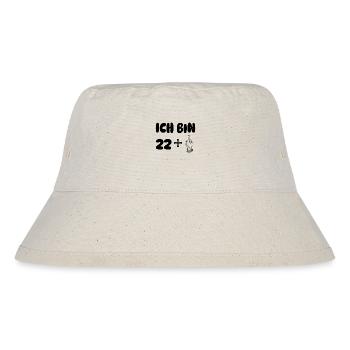 ich bin 23 - Stanley/Stella recycelter Bucket Hat - Naturweiß - Vorne