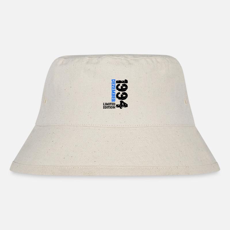 1994 Dezember Limited Edition 29. Geburtstag Deko - Stanley/Stella recycelter Bucket Hat - Naturweiß