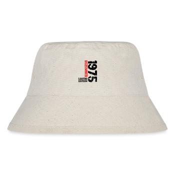 1975 Dezember Limited Edition 48. Geburtstag Deko - Stanley/Stella recycelter Bucket Hat - Naturweiß - Vorne