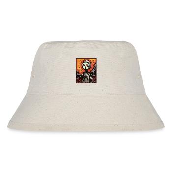 Menschen sind seltsam - Stanley/Stella recycelter Bucket Hat - Naturweiß - Vorne