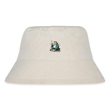 Yokai Frog Kanji Japan Retro Streetwear - Stanley/Stella Recycled Bucket Hat - natural - Front