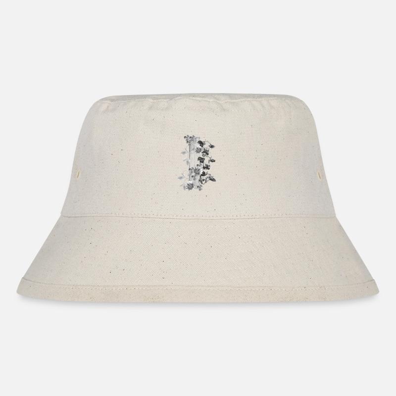 Kühe hinterm Zaun - Stanley/Stella recycelter Bucket Hat - Naturweiß