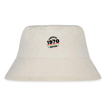 Unique Since 1970's Edition Birthday Vintage 1970's - Stanley/Stella Recycled Bucket Hat - natural - Front