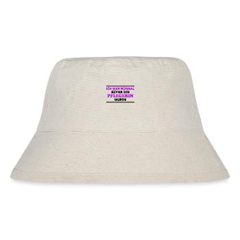 Pflegerin Spruch Pflegekraft Pflegerin Geschenk - Stanley/Stella recycelter Bucket Hat - Naturweiß - Vorne