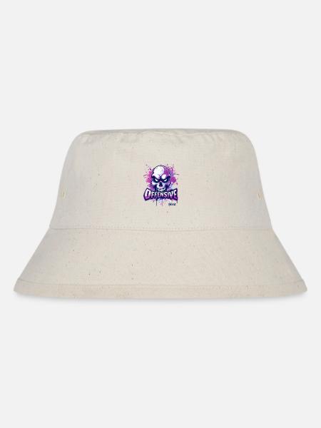 Insulting Skull - Stanley/Stella Recycled Bucket Hat - natural