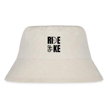 FAHRRAD FAHREN - Stanley/Stella recycelter Bucket Hat - Naturweiß - Vorne
