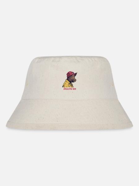 2pigalypse Now: Hip-Hop Rap Schwein - Stanley/Stella recycelter Bucket Hat - Naturweiß