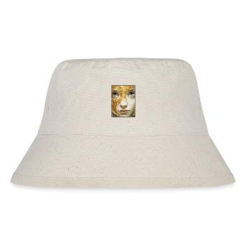 Die goldene Mädchen mit weißer Haut - Stanley/Stella recycelter Bucket Hat - Naturweiß - Vorne