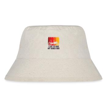 I like to ride my Cargo-bike Cargobike - Stanley/Stella Recycled Bucket Hat - natural - Front