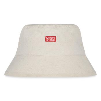 Alternativer Lebensratgeber-Coach - Stanley/Stella recycelter Bucket Hat - Naturweiß - Vorne