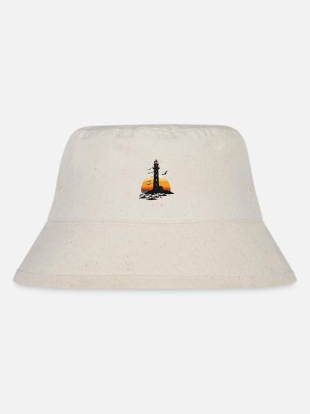 Leuchtturm - Stanley/Stella recycelter Bucket Hat - Naturweiß