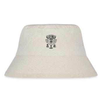 Oldtimer schonend behandeln - 85. Geburtstag - Stanley/Stella recycelter Bucket Hat - Naturweiß - Vorne