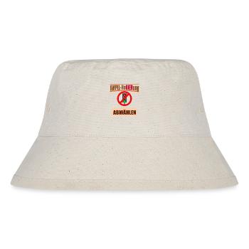 Ampel Regierung Scholz Baerbock Habeck Grüne SPD - Stanley/Stella recycelter Bucket Hat - Naturweiß - Vorne