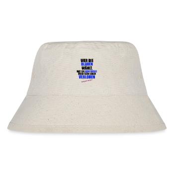 AfD stoppen gegen rechts Demokratie verteidigen - Stanley/Stella recycelter Bucket Hat - Naturweiß - Vorne