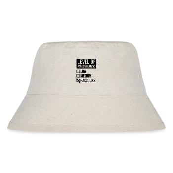 Raccoon - Stanley/Stella Recycled Bucket Hat - natural - Front