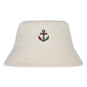 Ein Anker - Stanley/Stella recycelter Bucket Hat - Naturweiß - Vorne