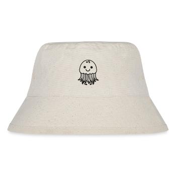 Jellyfish - Stanley/Stella Recycled Bucket Hat - natural - Front