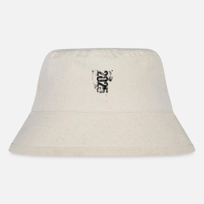 Bachelor bestanden 2025 - Prüfung - Erfolg - Stanley/Stella recycelter Bucket Hat - Naturweiß