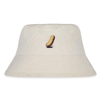 Große Erdnuss - Stanley/Stella recycelter Bucket Hat - Naturweiß - Vorne