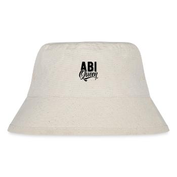 Abi Queen - Abitur - Spruch - Stanley/Stella recycelter Bucket Hat - Naturweiß - Vorne