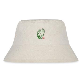 Blumen - Frühling - Be the sunshine - Spruch - Stanley/Stella recycelter Bucket Hat - Naturweiß - Vorne