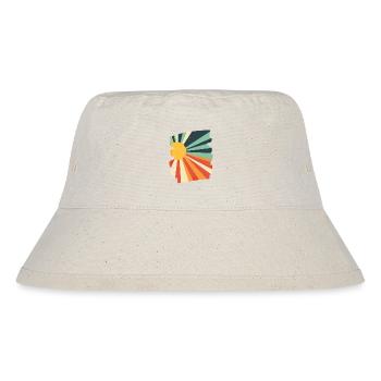 Sommer Sonne - Stanley/Stella recycelter Bucket Hat - Naturweiß - Vorne