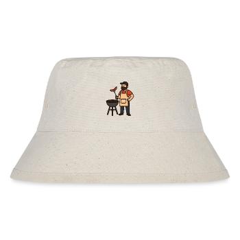 Cozy barbecue evening with BamBam - Stanley/Stella Recycled Bucket Hat - natural - Front