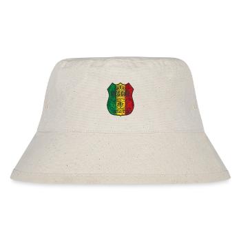 Reggae flag motif with cultural design - Stanley/Stella Recycled Bucket Hat - natural - Front