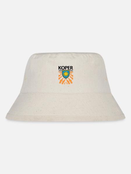Koper - Stanley/Stella recycelter Bucket Hat - Naturweiß