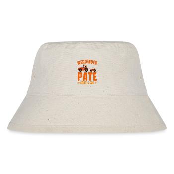 Werdender Pate Ernte 2026 - Stanley/Stella recycelter Bucket Hat - Naturweiß - Vorne