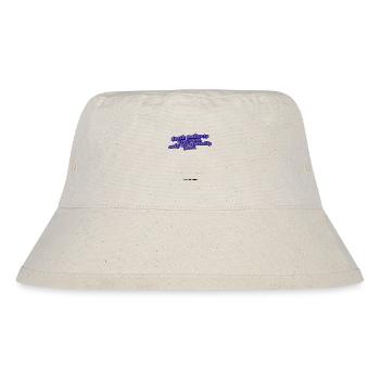 Biker Death Smiles Quote - Stanley/Stella Recycled Bucket Hat - natural - Front